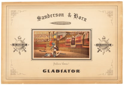 Rare ad for S.F. cigar purveyor c.1875