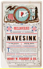 Clipper ship bound for Australia