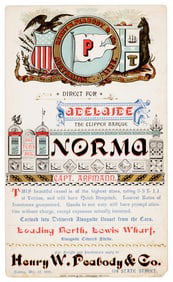 Clipper ship bound for Australia & New Zealand