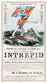 Clipper Ship Card for Intrepid by Nesbitt