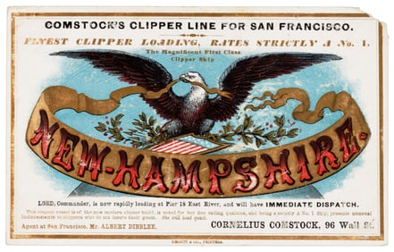 Clipper Card for New-Hampsire by Nesbitt