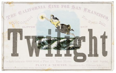 Sailing card for clipper Twilight
