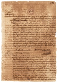 Cuban manumission document, 1869