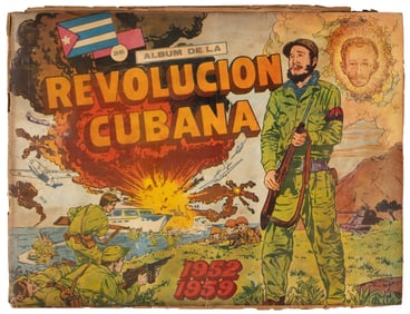 Cuban Revolution Album Illustrated with Graphic Non-sports Cards