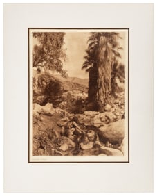 Andrés Cañon photogravure, Edward S. Curtis