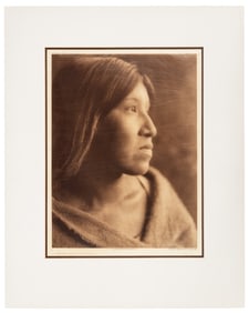 A Desert Cahuilla Woman photogravure, Edward S. Curtis