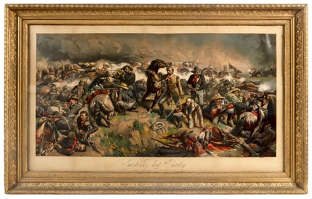 Large litho of Custer's Last Stand