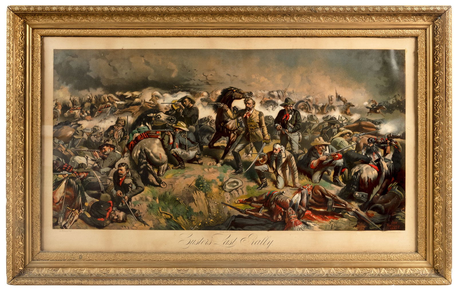 Large litho of Custer's Last Stand (1 of 1)