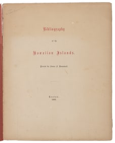 Bibliography of the Hawaiian Islands, 1869