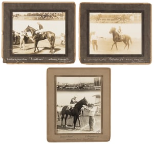 Photos of 1920s race horses