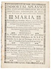 Mexican imprint of 17th c. sermon