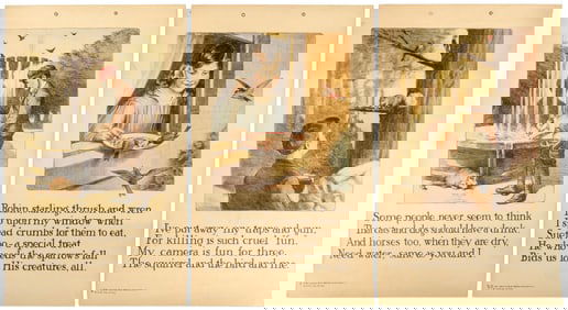 Three posters from National Child Welfare Assoc., 1921