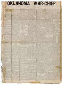 Death of David L. Payne in the Oklahoma War-Chief
