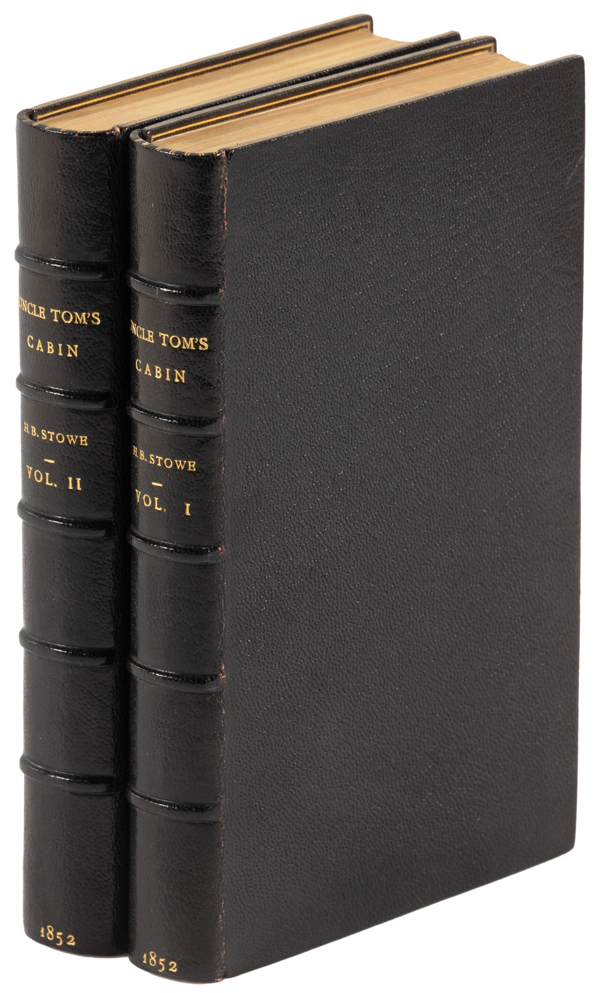 1st Edition Uncle Tom's Cabin w/ signed Stowe note (1 of 7)