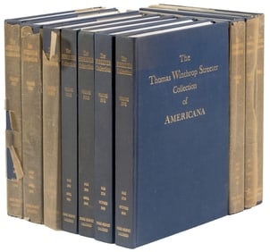 Streeter Collection auction catalogue, 8 volumes