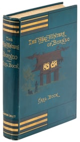 Head Hunters of Borneo w/ folding map