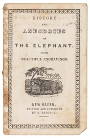 Babcock's Toy Book on Elephants, c.1840