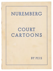Cartoons of Nuremberg defendants