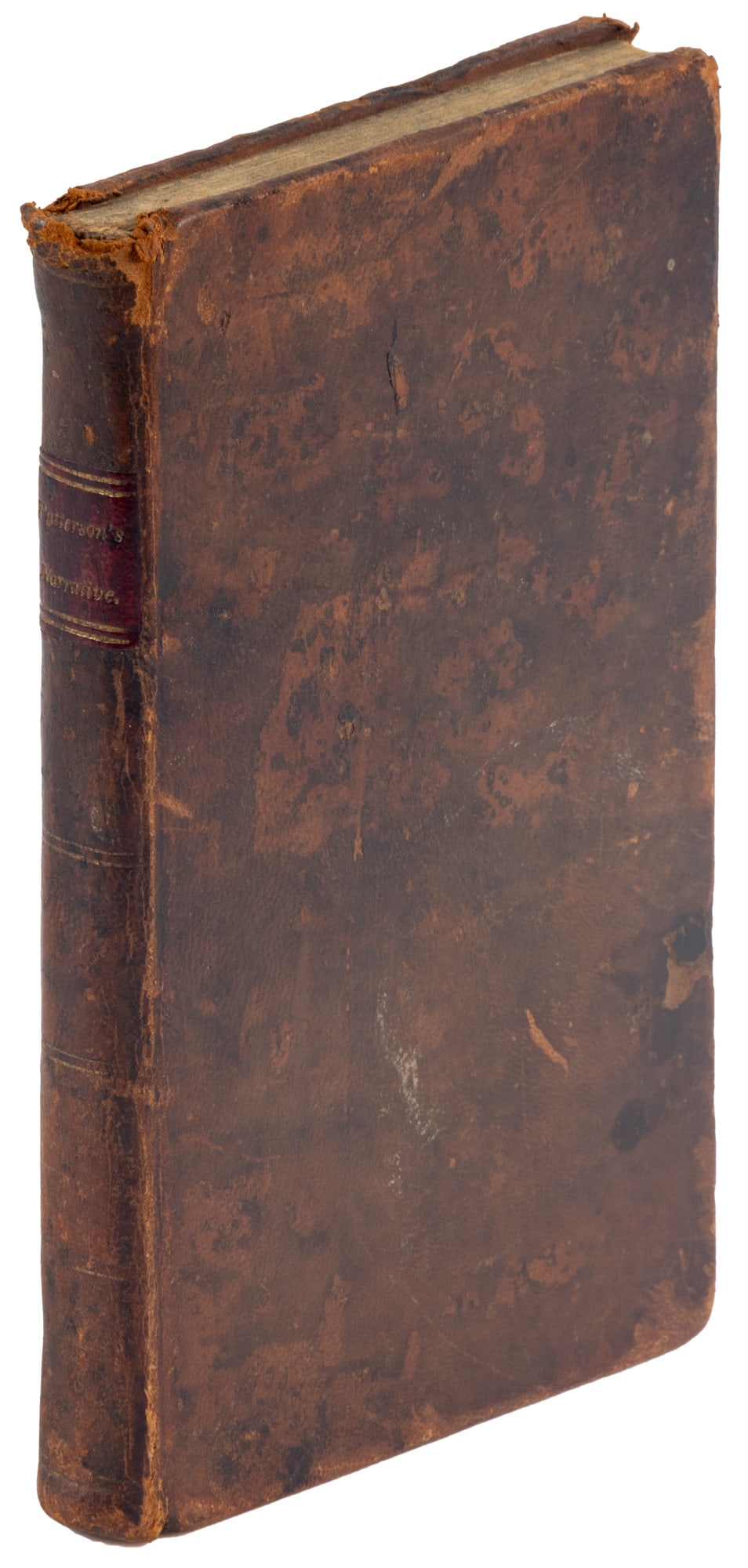 Patterson shipwrecked in the Pacific, 1817: Heading: Author: Patterson, Samuel Title: Narrative of the Adventures and Sufferings of Samuel Patterson Place Published: Palmer, [MA] Publisher:From the Press in Palmer Date Published: 1817