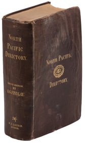 With 8 folding lithographed sea charts, 1870