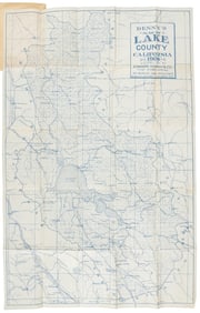 Pocket map of Lake County, CA 1904