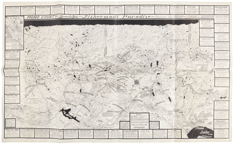 Pictorial map of Mono County