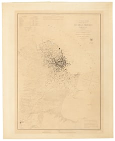 Coast Survey map of San Francisco 1853