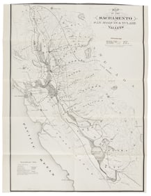 Baker map of central California c.1875