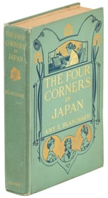 Blanchard, Four Corners in Japan, decorative binding