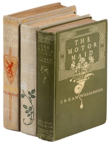 Three publisher's cloth bindings