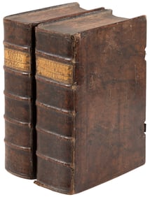 2-volume Jesuit Czech Bible, 1769-1771