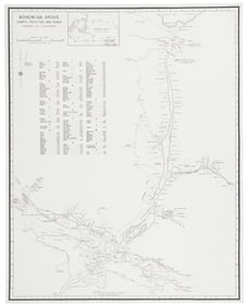 Map of Bohemian Grove encampment 1956