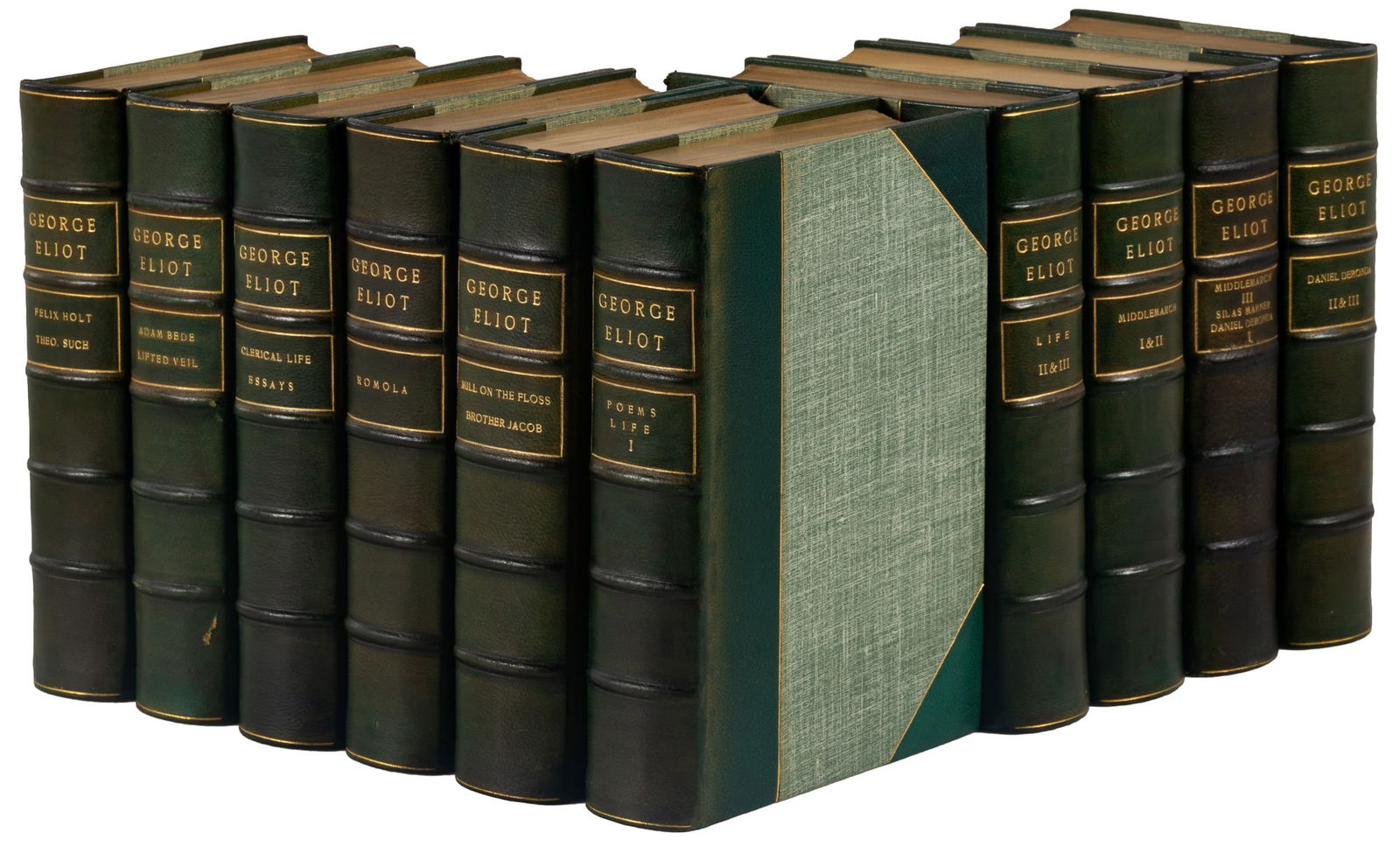 George Eliot's Works, bound by Brentano's (1 of 1)
