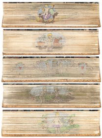 Boccaccio with 5 cherubic fore-edge paintings