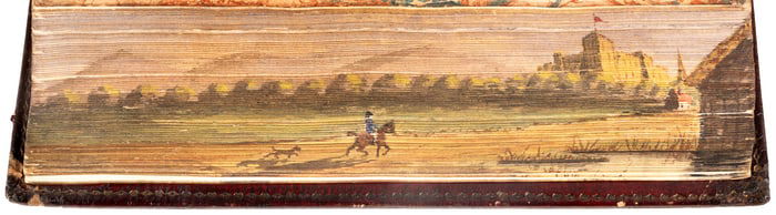 The Gentle Shepherd w/ fore-edge painting