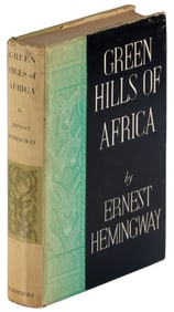 Green Hills of Africa by Hemingway, 1st state dj