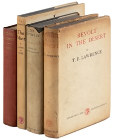 Four T.E. Lawrence books, 2 first editions