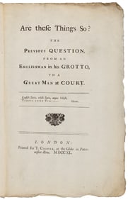 Are These Things So? Miller's satire on Walpole