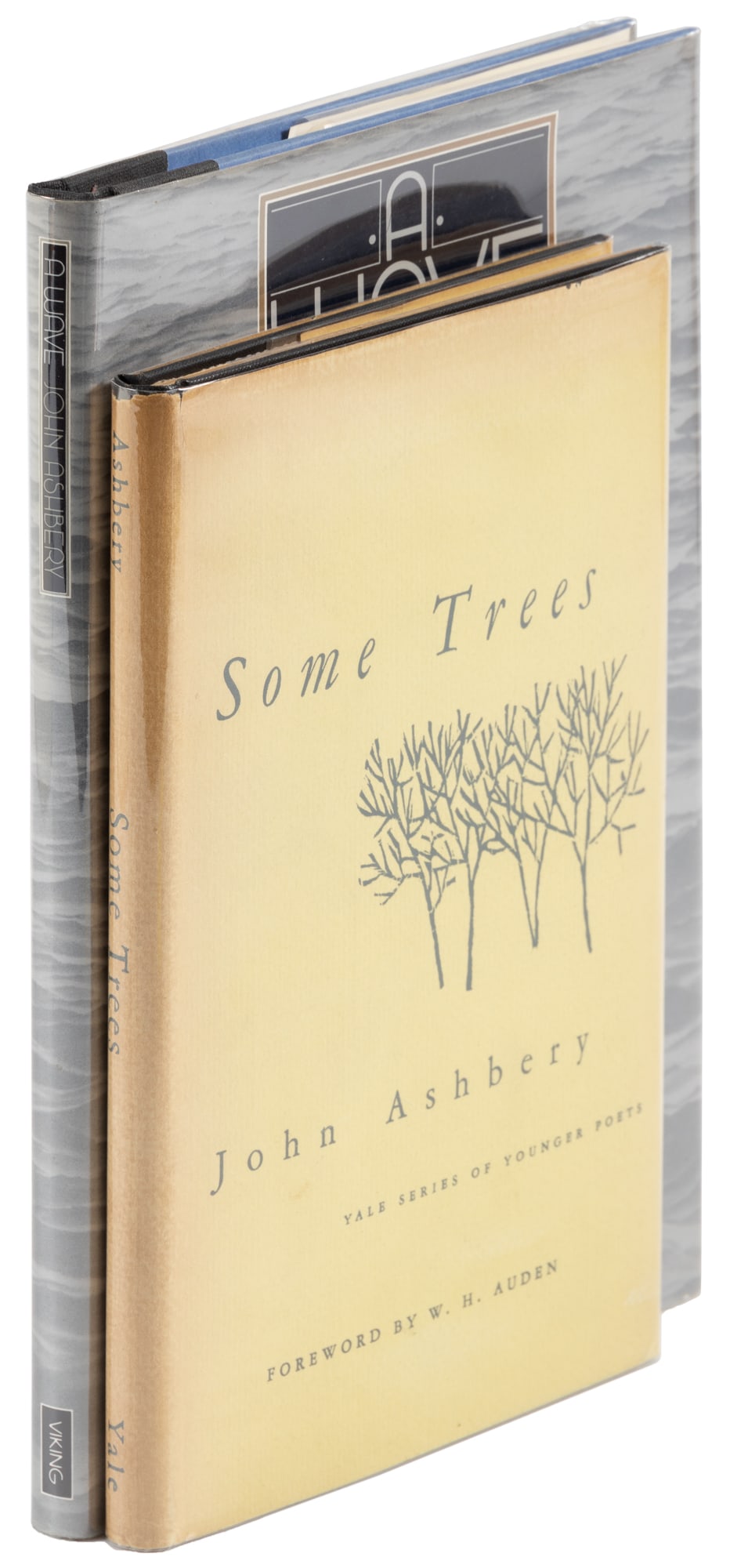 2 Ashbery volumes belonging to Anthony Hecht (1 of 3)