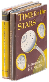 Two Heinlein 1st editions in jackets
