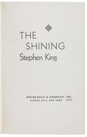 1st ed. Stephen King's The Shining, in BCE jacket