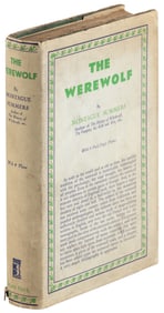 First Edition of Montague Summers' The Werewolf