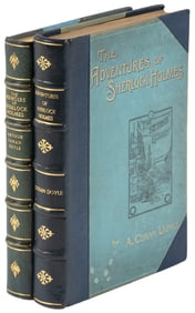 Holmes' Adventures & Memoirs in first edition.