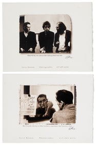 2 Beat photos signed by Larry Keenan