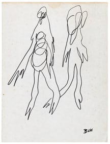 Original drawing by Charles Bukowski