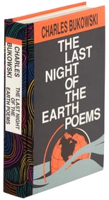 Bukowski Last Night of the Earth, signed & lettered