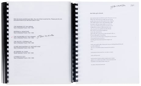Pleasures of the Damned Proofs signed by John Martin
