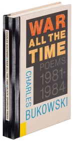 Bukowski War All the Time w/original painting
