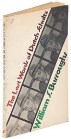 Last Words of Dutch Schultz, signed by Burroughs