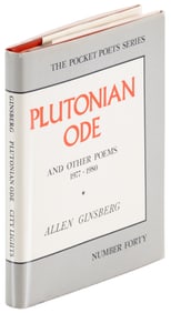 Signed by Ginsberg, limited edition
